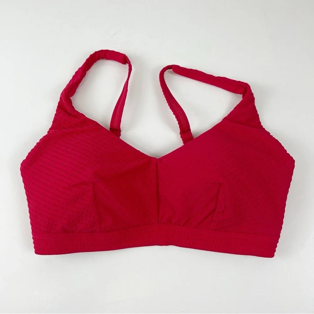 NEW Sea Level Swim Bikini Top Women’s Size 4 US Red Underwire Bralette NWOT